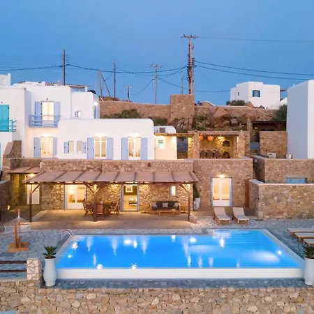 Villa Malou - 4 Bdrm Sea & Sunset View - Mg Villas Mykonos Town